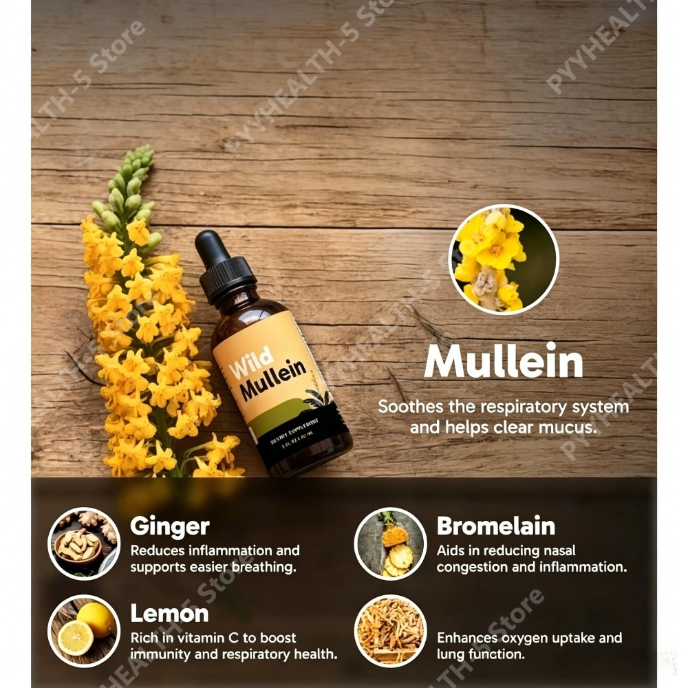 قطرات أوراق المولين البري مع ا - مراجعة Herbal Wellness Liquid وسعره